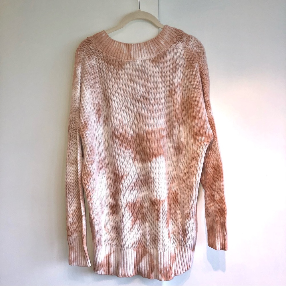 NEW [Aerie] Open Knit Oversized Tie Dye Sweater - Picture 4 of 15